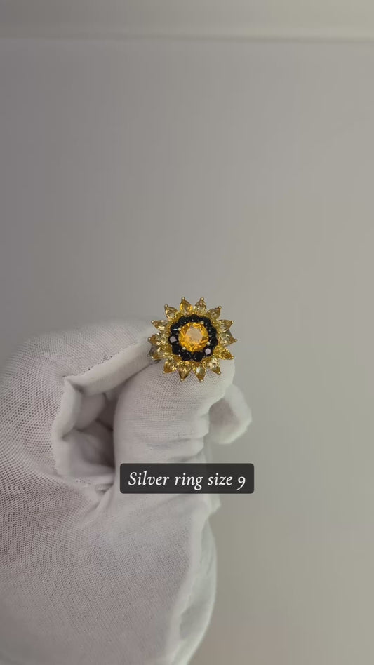 Silver ring size 9